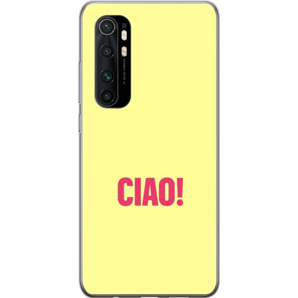 Kompatibelt Mobilskal till Xiaomi Mi Note 10 Lite Rosa CIAO gul