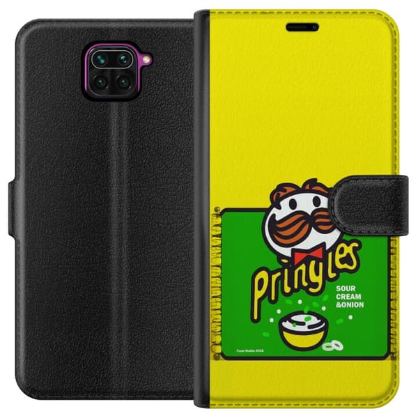 Kompatibelt Plånboksfodral till Xiaomi Redmi Note 9 Pringles gul