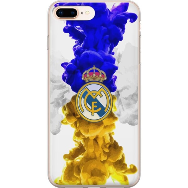 Apple iPhone 7 Plus Genomskinligt Skal Real Madrid Färger