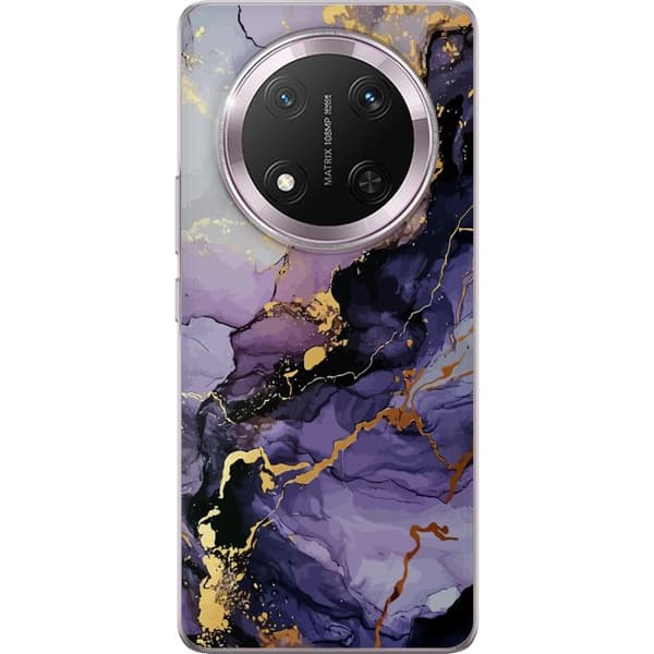 Kompatibelt Mobildeksel til Honor Magic7 Lite Lilla Marmor