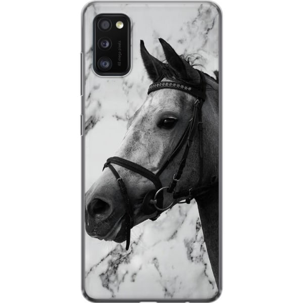Samsung Galaxy A41 Gennemsigtig cover Hest