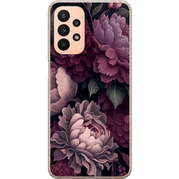 Kompatibelt Mobildeksel til Samsung Galaxy A23 Blommor