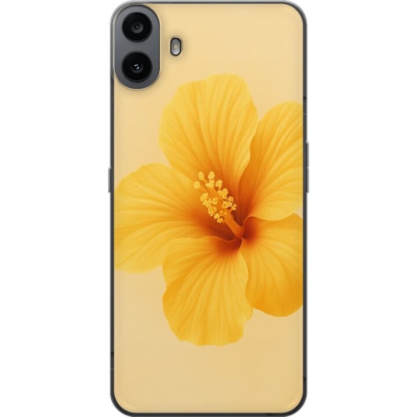 Nothing CMF Phone 1 Läpinäkyvä kuori Lemon Zing