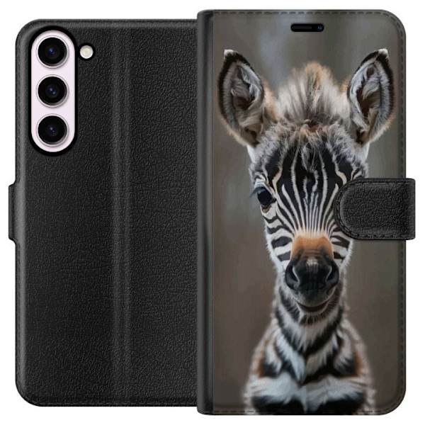 Samsung Galaxy S23+ Tegnebogsetui Giraf Dyretema Afrika Natur Grafisk Motiv Savanne Vilde Dyr Populær Vægkunst Eksotisk Tema