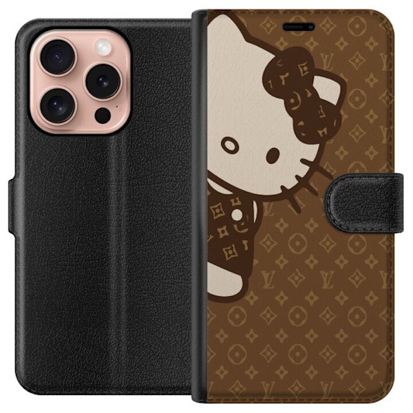 Apple iPhone 16 Pro Tegnebogsetui Hello Kitty - LV