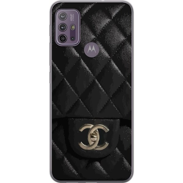 Motorola Moto G10 Gennemsigtig cover Chanel Sort