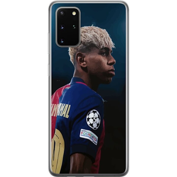Samsung Galaxy S20+ Läpinäkyvä kuori Lamine Yamal - Barcelonan ihmelapsi fokuksessa
