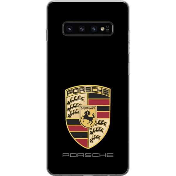 Samsung Galaxy S10 Gennemsigtig cover Porsche