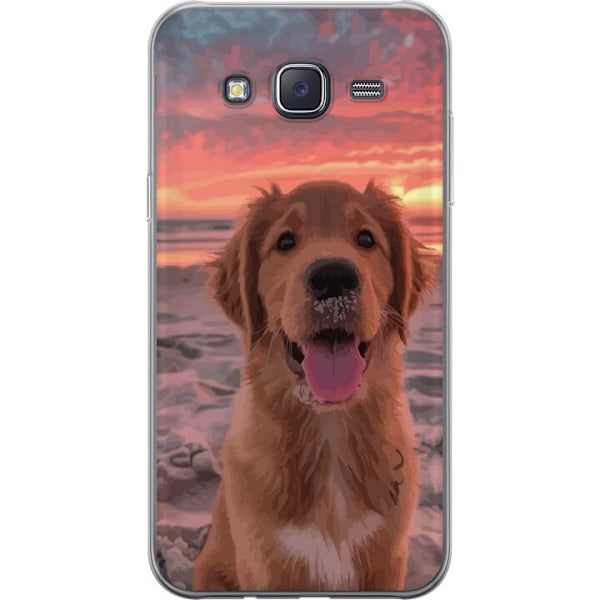 Samsung Galaxy J5 Genomskinligt Skal Hund