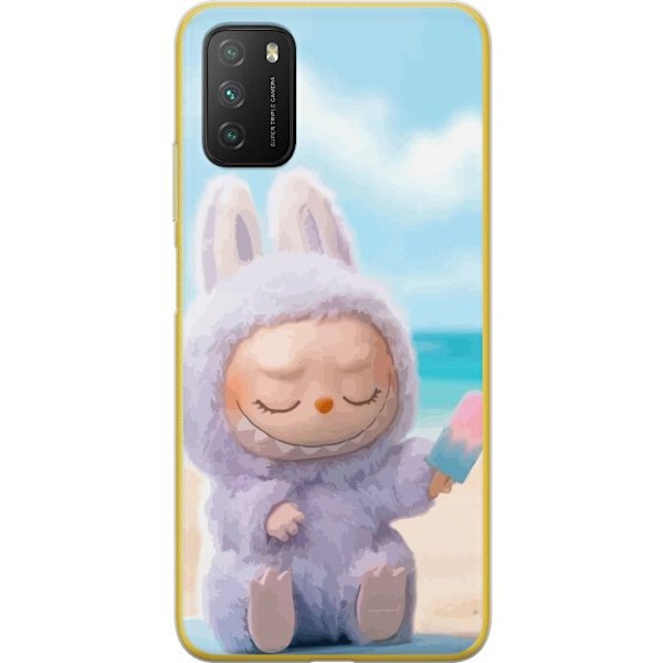 Xiaomi Poco M3  Läpinäkyvä kuori Labubu Vaaleanpunainen Tun