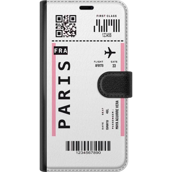 Kompatibelt Lommeboketui til Samsung Galaxy S20+ Flybillett Paris