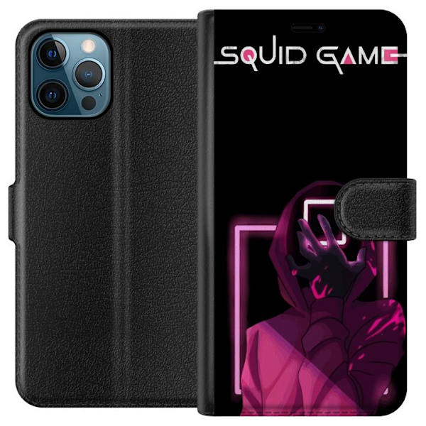 Apple iPhone 12 Pro Max Tegnebogsetui Squid Game Tema Populær Serie Motiv Grafisk Ikonisk Design Asiatisk Popkultur Spænding Drama