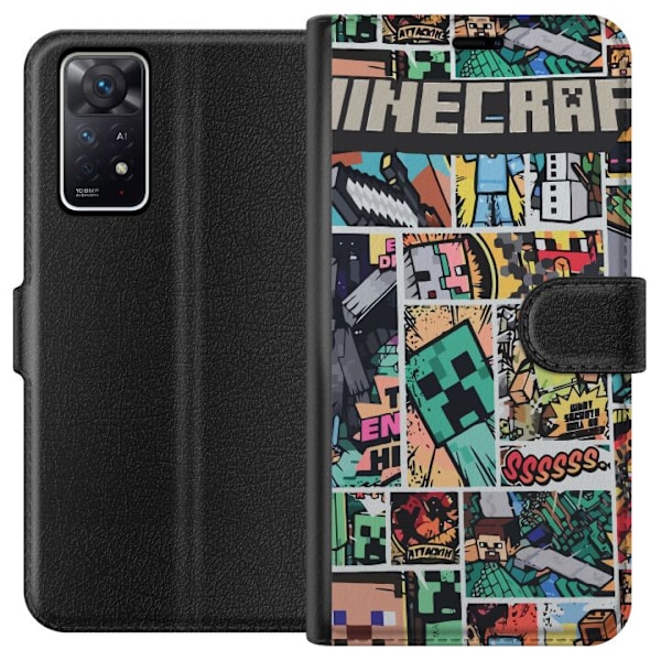 Xiaomi Redmi Note 11 Pro 5G Plånboksfodral Minecraft Art