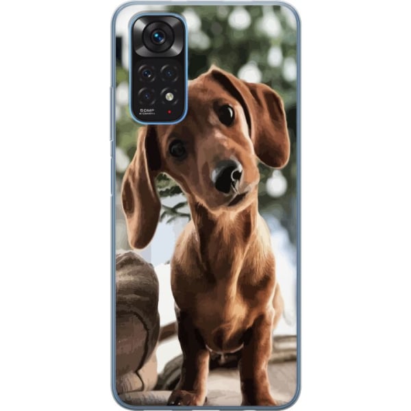 Xiaomi Redmi Note 11S Gennemsigtig cover Ung Hund