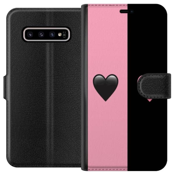 Kompatibelt Lommeboketui til Samsung Galaxy S10+ Hjertene