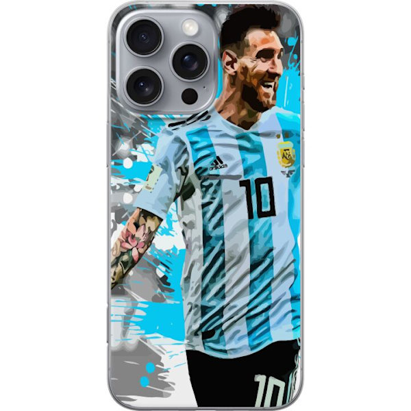 Apple iPhone 16 Pro Max Gennemsigtig cover Lionel Messi