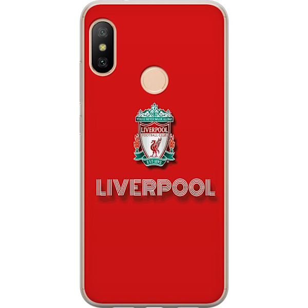 Xiaomi Redmi 6 Pro Genomskinligt Skal Liverpool