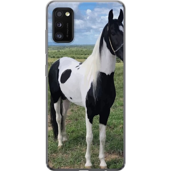 Samsung Galaxy A41 Läpinäkyvä kuori Hevosen Taika - tyylik