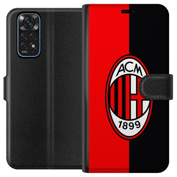 Xiaomi Redmi Note 11 Plånboksfodral AC Milan