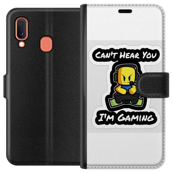 Kompatibelt Plånboksfodral till Samsung Galaxy A20e Roblox Gaming