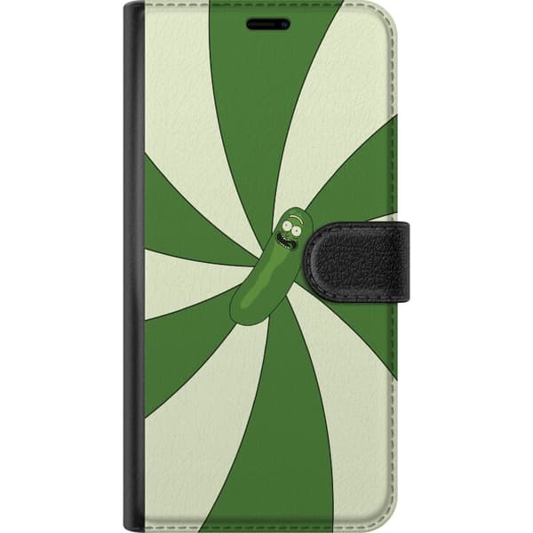 Kompatibelt Plånboksfodral till Samsung Galaxy A40 Pickle Rick