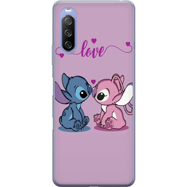 Sony Xperia 10 III Lite Genomskinligt Skal Lilo & Stitch – A