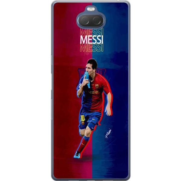 Sony Xperia 10 Plus Läpinäkyvä kuori Messi