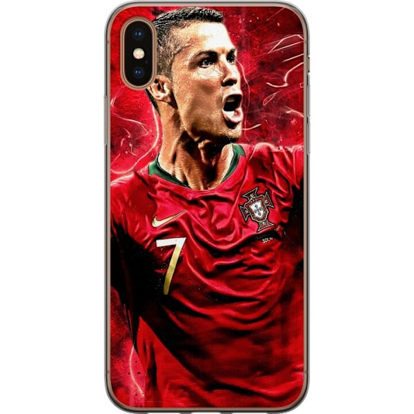 Apple iPhone XS Läpinäkyvä kuori Ronaldo
