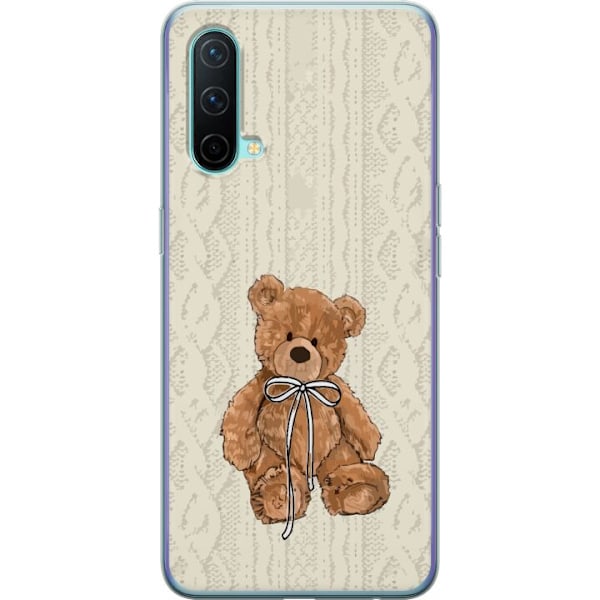 OnePlus Nord CE 5G Gjennomsiktig deksel Liten Bamse – klassisk bamse i enkel design