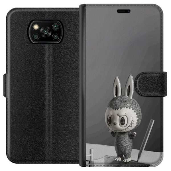 Xiaomi Poco X3 NFC Plånboksfodral Pop Mart MEGA LABUBU LABUBU