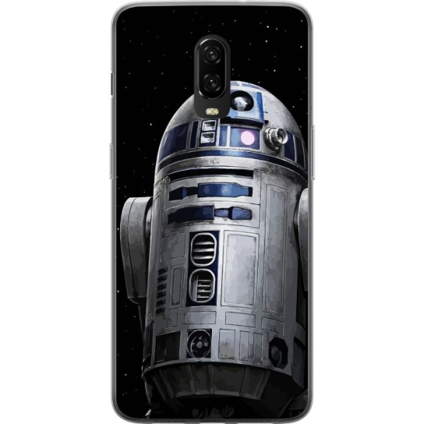 OnePlus 6T Genomskinligt Skal R2D2 Star Wars