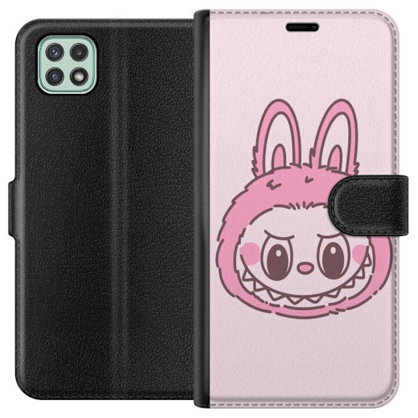 Samsung Galaxy A22 5G Tegnebogsetui Labubu Dyrekreds Bunny Udg