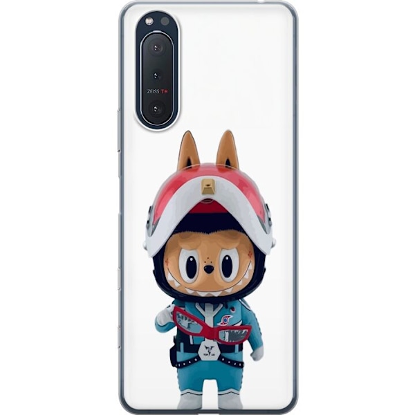 Sony Xperia 5 II Läpinäkyvä kuori How2work Labubu hirviöt x Ultraman Blue -hahmo
