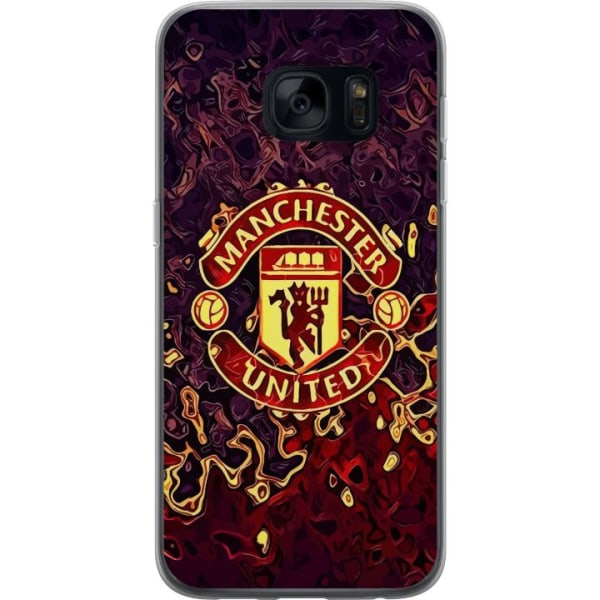 Samsung Galaxy S7 Läpinäkyvä kuori Manchester United