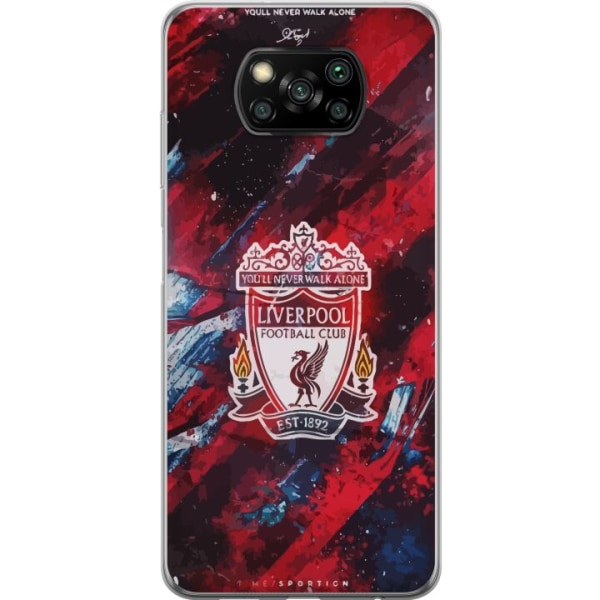 Xiaomi Poco X3 NFC Gennemsigtig cover Liverpool