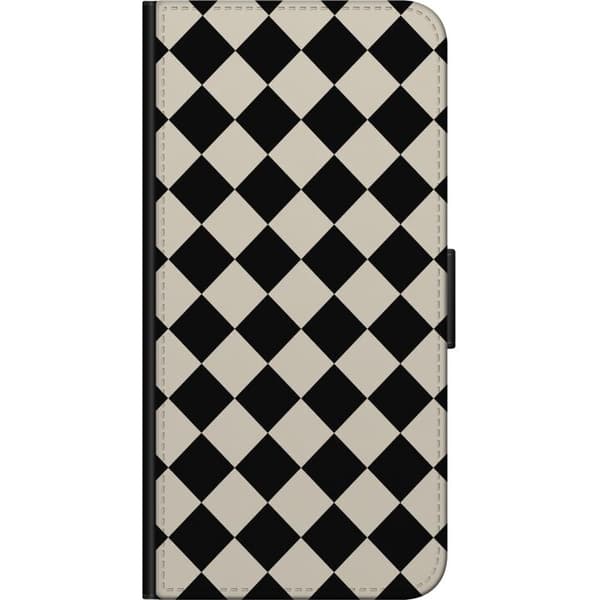 Kompatibel Tegnebogsetui til Huawei P smart Sorte retroromber sort