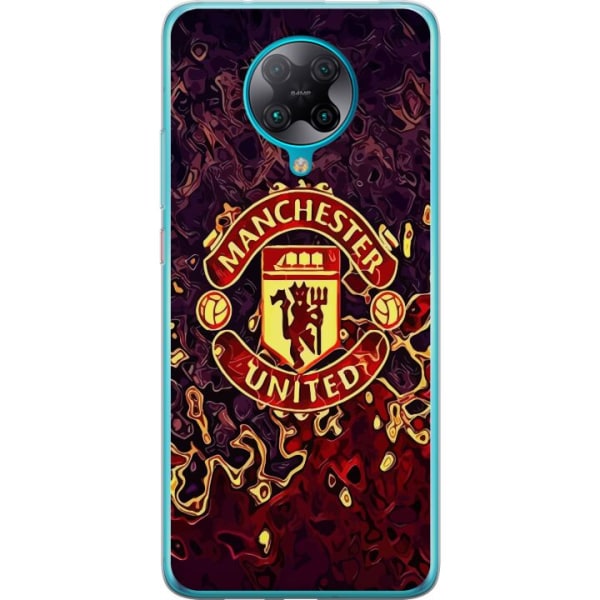 Xiaomi Poco F2 Pro Läpinäkyvä kuori Manchester United