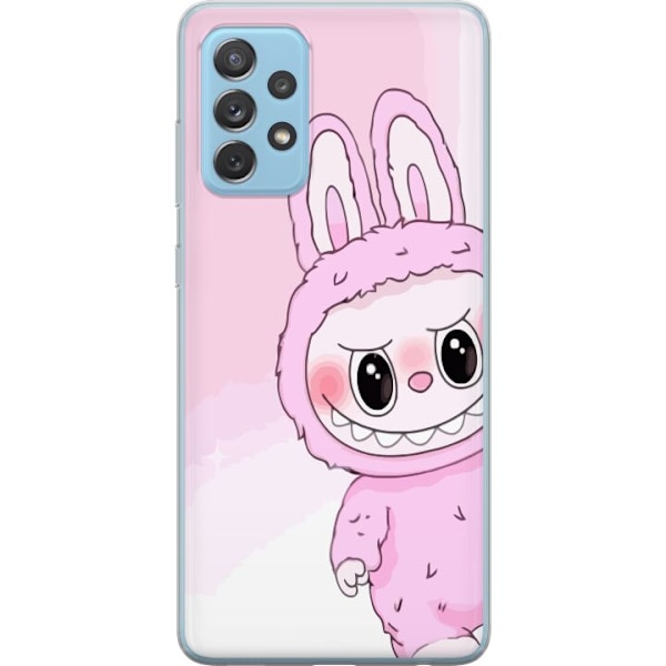 Samsung Galaxy A52 5G Genomskinligt Skal Labubu Bunny Series