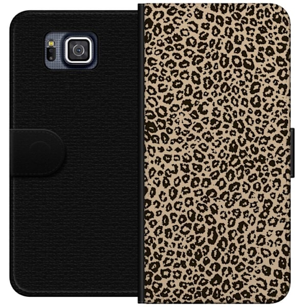 Samsung Galaxy Alpha Tegnebogsetui Leopard Mønster