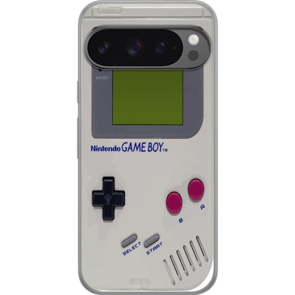 Google Pixel 9 Pro XL Genomskinligt Skal Game Boy