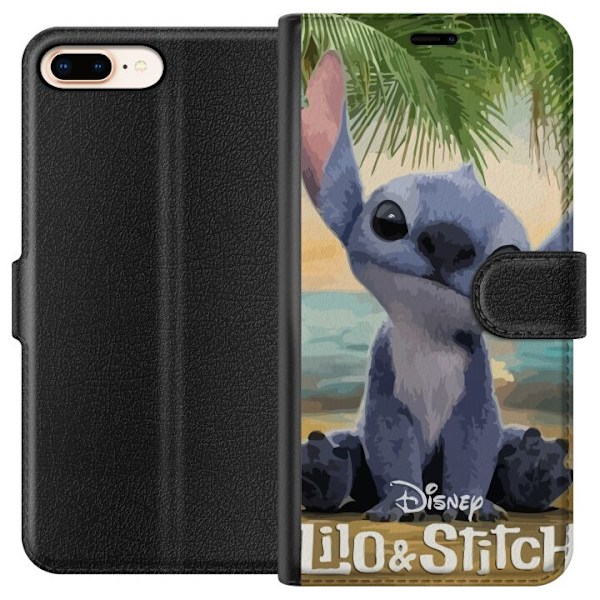Apple iPhone 7 Plus Lompakkokotelo Rakastava – Sydämin & Ka