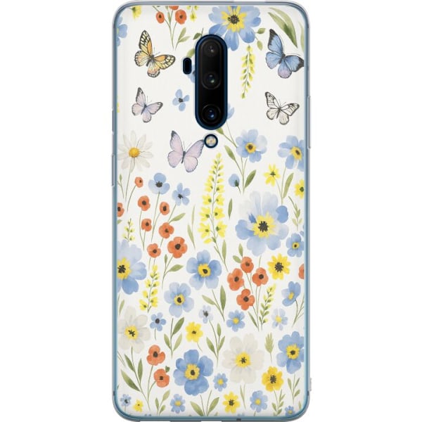 OnePlus 7T Pro Genomskinligt Skal Sommarblommor