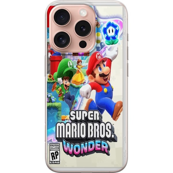 Apple iPhone 16 Pro Gjennomsiktig deksel Super Mario Wonder