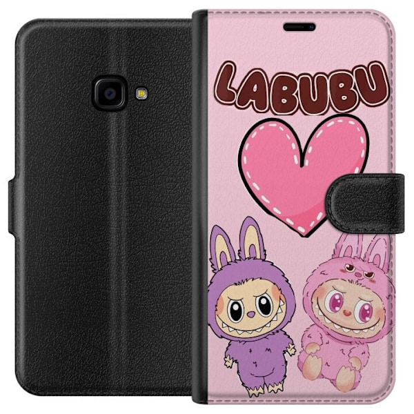 Samsung Galaxy Xcover 4 Lompakkokotelo Labubu Pink Monster