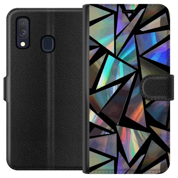 Samsung Galaxy A40 Plånboksfodral 3D Reflektion