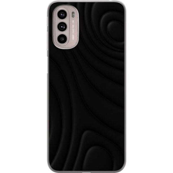 Motorola Moto G41 Läpinäkyvä kuori Tummat Aallot