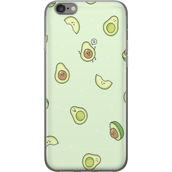 Apple iPhone 6s Gennemsigtig cover Avocado Mønster