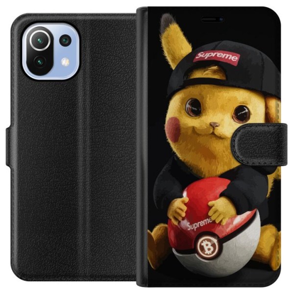 Xiaomi Mi 11 Lite Lompakkokotelo Pikachu Supreme