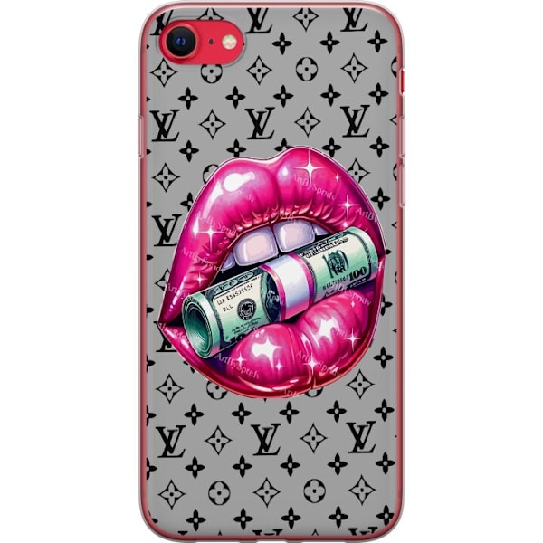 Apple iPhone SE (2022) Gennemsigtig cover LV Money Lip