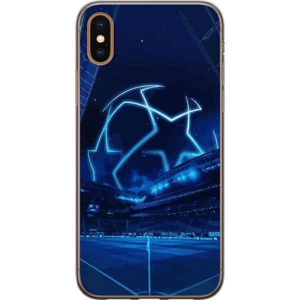 Kompatibelt Mobilskal till Apple iPhone XS Blå Fotboll